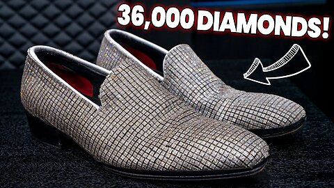 $2 MILLION DIAMOND COVERED SHOES!!