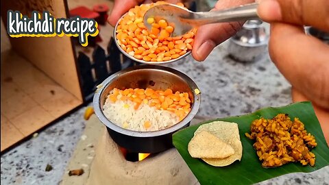 khichdi recipe | miniature vegetable khichdi | the miniature kitchen of india | tiny food