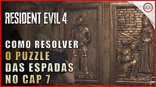 Resident Evil 4 Remake, Como resolver o puzzle das espadas no Cap 7 | Super-Dica