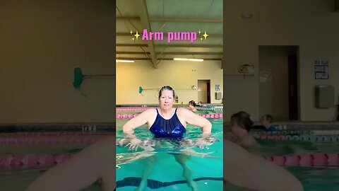 #aqua #fitness #swimming #arms #pump #healthy #strength #middleage