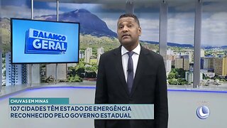 Chuvas em Minas: 107 Cidades têm Estado de Emergência Reconhecido pelo Governo Estadual.