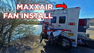 MaxxAir Roof Fan Install in Ambulance | Building The Campulance