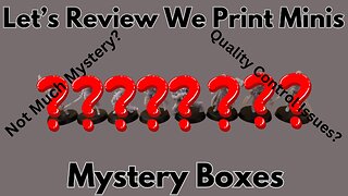 Let's Review We Print Minis Mystery Boxes and 1000 Subs Giveaway!