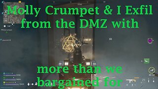 Molly Crumpet and I come out of the DMZ find some friendly players