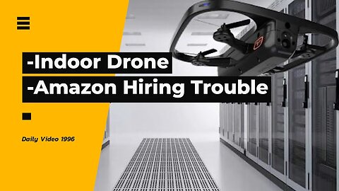 Indoor Robotics Drone Funding, Amazon Out of Workers To Hire