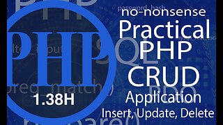 video #38H - Advance PHP | SQL (Insert, Update, Delete)