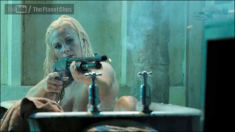 Rhona Mitra Action Scene | Lily Anderson (Bathtub Blonde Girl) | Doomsday (2008 film) Movie