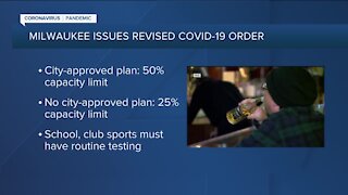 City of Milwaukee lowers capacity limits for bars, restaurants in revised COVID-19 order