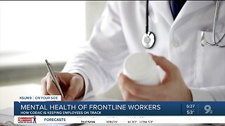 Healthcare workers deal with stress while working on the front-lines