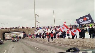 FREEDOM CONVOY Canada - Canadian Truckers Going to Ottawa Canada