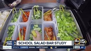 Do school salad bars affect eating habits?