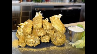 EAT REAL GOLD! $1,000 chicken wings covered in real 24K gold at The Ainsworth - ABC15 Digital