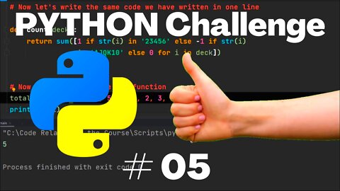 Python Challenge No - 05