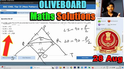 90/90🔥 Maths Solutions SSC CHSL Tier II Oliveboard 28 Aug | MEWS Maths #ssc #oliveboard #cgl2023