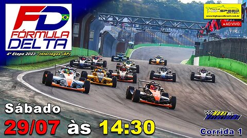 🔴 FÓRMULA DELTA | Corrida 1 | 4ª Etapa 2023 | Interlagos (SP) | Ao Vivo