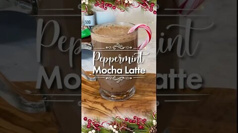 Save yourself the trip to an expensive coffee shop. Try our festive Peppermint Mocha Latte. ☕️
