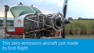This zero-emissions aircraft just made its first flight.