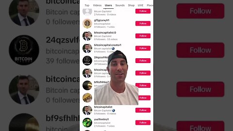 There is a crazy amount of fake Bitcoin Capitalist accounts on Tiktok, i am not messaging to teach y