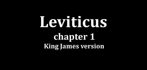 Leviticus 1 King James version