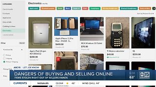 The dangers of selling something online