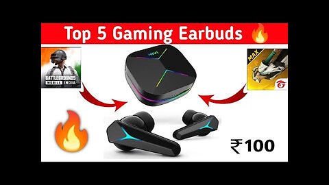 Top 5 Bluetooth Tws Earbuds For Gaming With 40MS 🔥