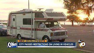 San Diego passes new law to limit habitation in vehicles
