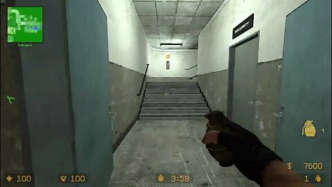 Counter Strike Source Stadium Bots #16 Only Machine Guns,T.A Triggered On Bot Connor.