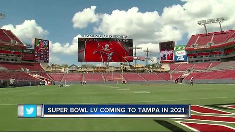 Super Bowl LV coming to Tampa in 2021