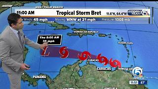 Midday tropical update (6/20/17)