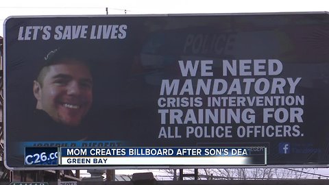 Mother puts up billboard after son killed in officer-involved shooting