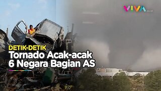 Tornado Dahsyat Ngamuk, Bikin AS Porak-poranda