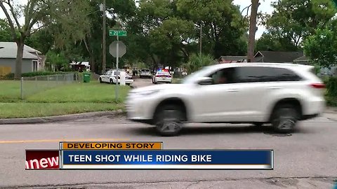 Teen injured in drive-by shooting