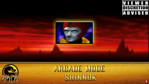 Mortal Kombat Gold: Arcade Mode - Shinnok