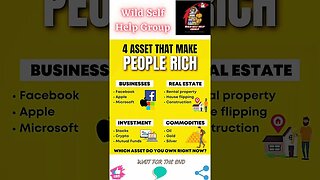 🔥4 assets that make people rich🔥#shorts🔥#wildselfhelpgroup🔥15 March 2023🔥