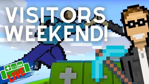 Come Play Minecraft with Me LIVE! Visitor's weekend on BasementCraft!