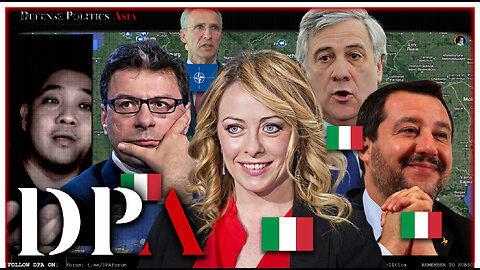 ITALY EXPLODES over IRRESPONSIBLE NATO statement; resume funding to Palestine; dying from crazy DEBT