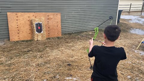 Nice beginner archery shot!!!