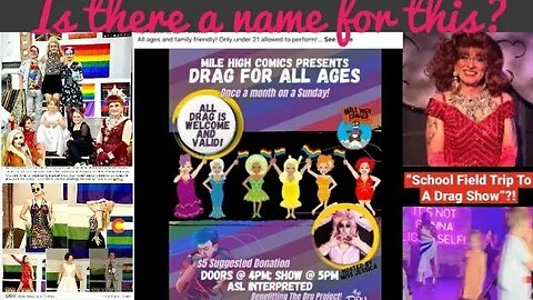 Mile high comics shares drag queen love with blond kids, huh, weird, really makes ya think 10:33