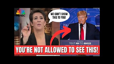 MSNBC's Rachel Maddow: You're Not Allowed To See This!