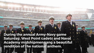 Army-Navy Game Anthem Puts NFL to Shame