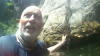68 year old CLIFF JUMP at Hippie Hole