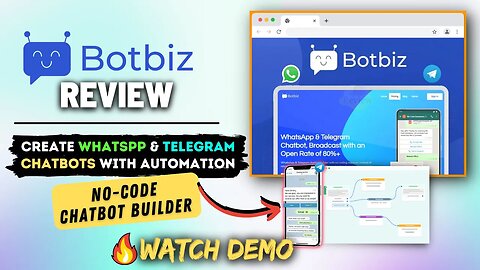 Botbiz Review - Create Telegram & Whatsapp Chatbot without Coding!