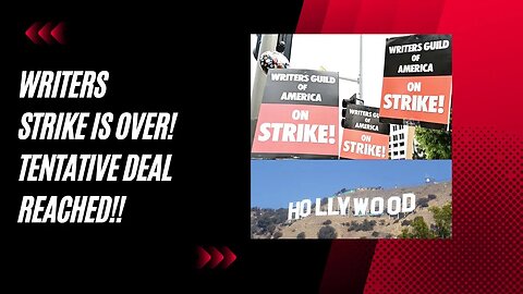 Hollywood Writers' Strike: The Long Awaited Resolution | Writers and Studios Reach Tentative Deal!!
