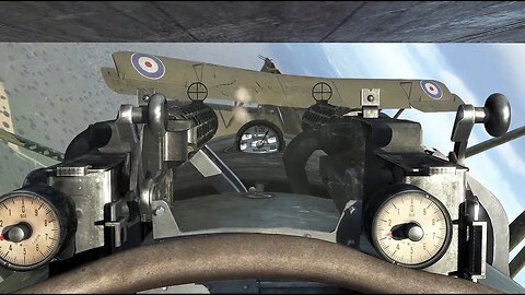 Fokker DVIII Vs Handley Page (IL-2 Flying Cirucs)