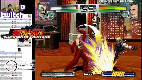 (PS2) King of Fighter NeoWave - 17 - Edit - Geese, Omega Rugal, Kusanagi - Lv 8 - cheaply beaten