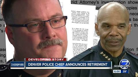 Denver Police Chief Robert White to retire; replacement will be current or retired DPD officer