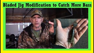Bladed Jig Modification to Catch More Bass