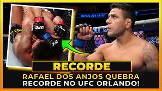 RAFAEL DOS ANJOS QUEBRA RECORDE DO UFC EM VITÓRIA DESTE SÁBADO!