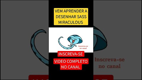 COMO DESENHAR SASS MIRACULOUS #shorts #short #sass #miraculous