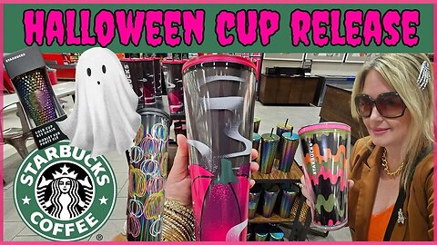 Starbucks Coffee | HALLOWEEN 2023 CUP RELEASE DAY | CAMERA FLASH ACTIVATED | #starbucks
